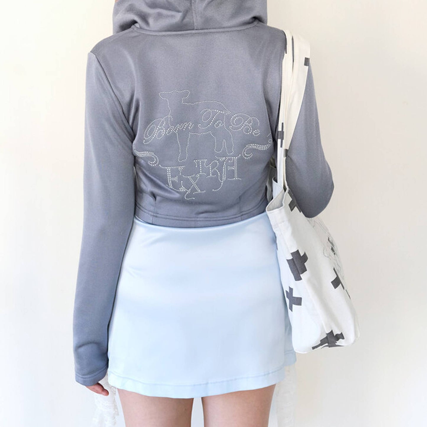 Born to Be Extra Bag- White