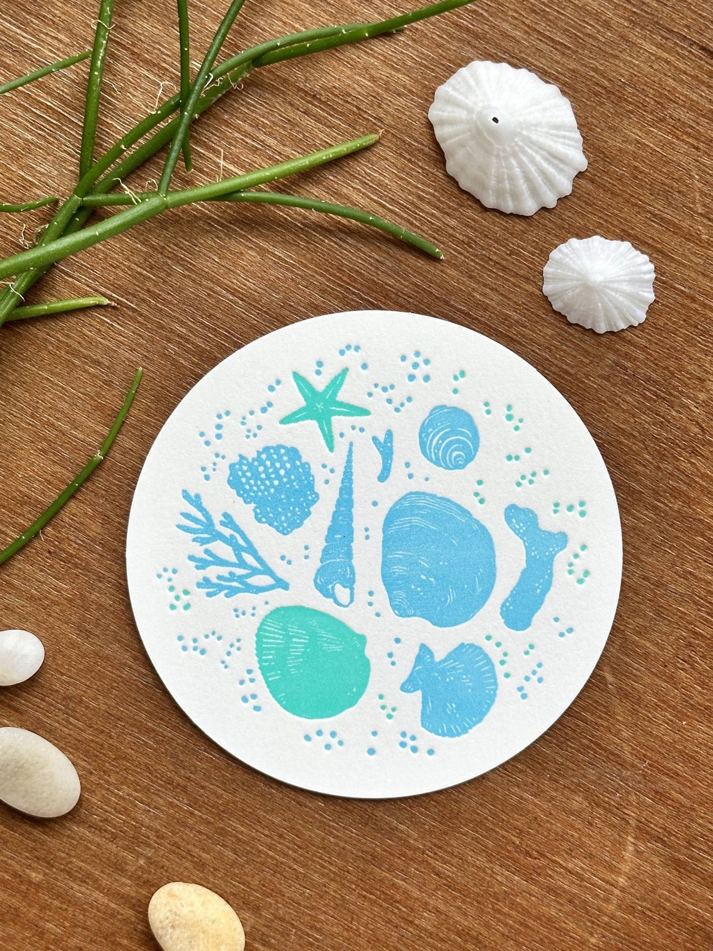 [A PLATE] On the Shore Message Card