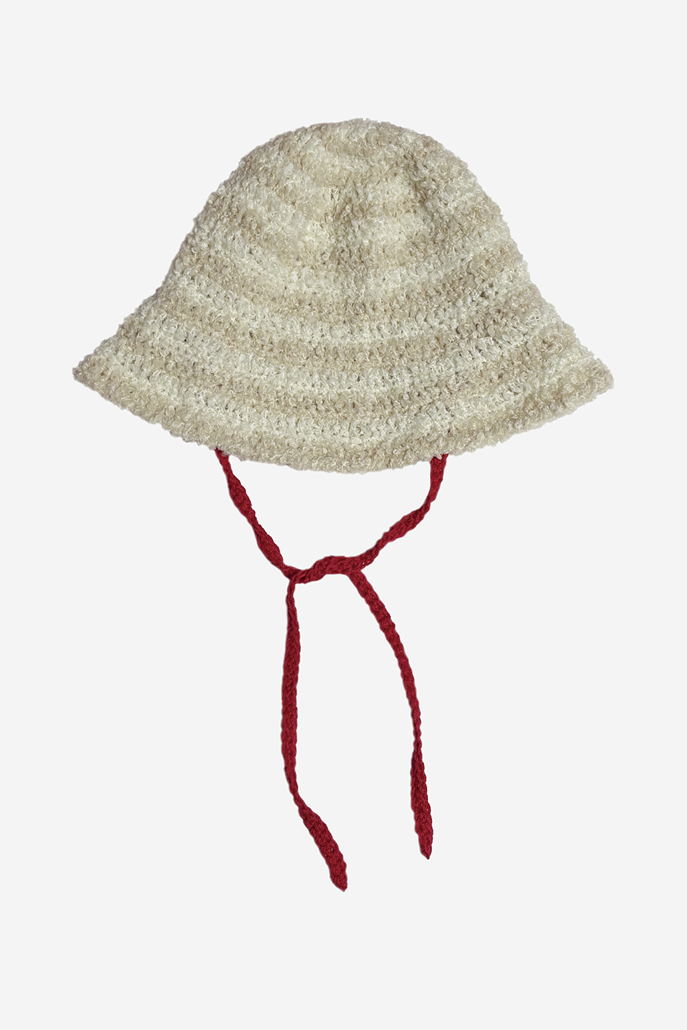 TEDDY BUCKET HAT 테디 니트 버킷햇 - Ivory