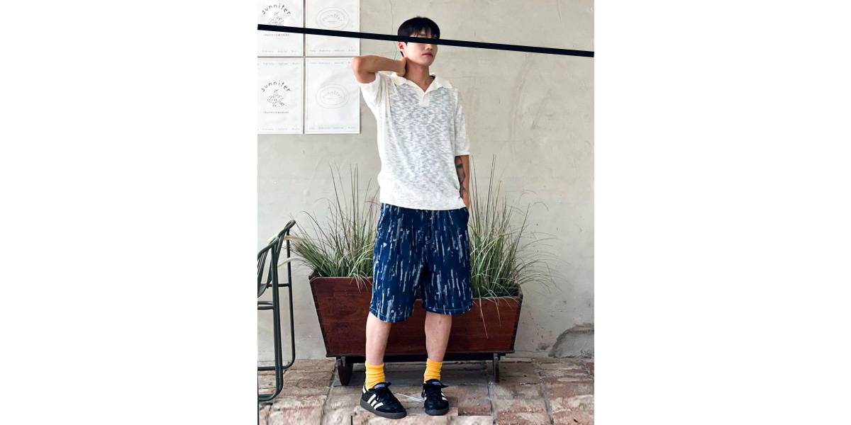 FELIX DENIM TWO TUCK WIDE SHORTS