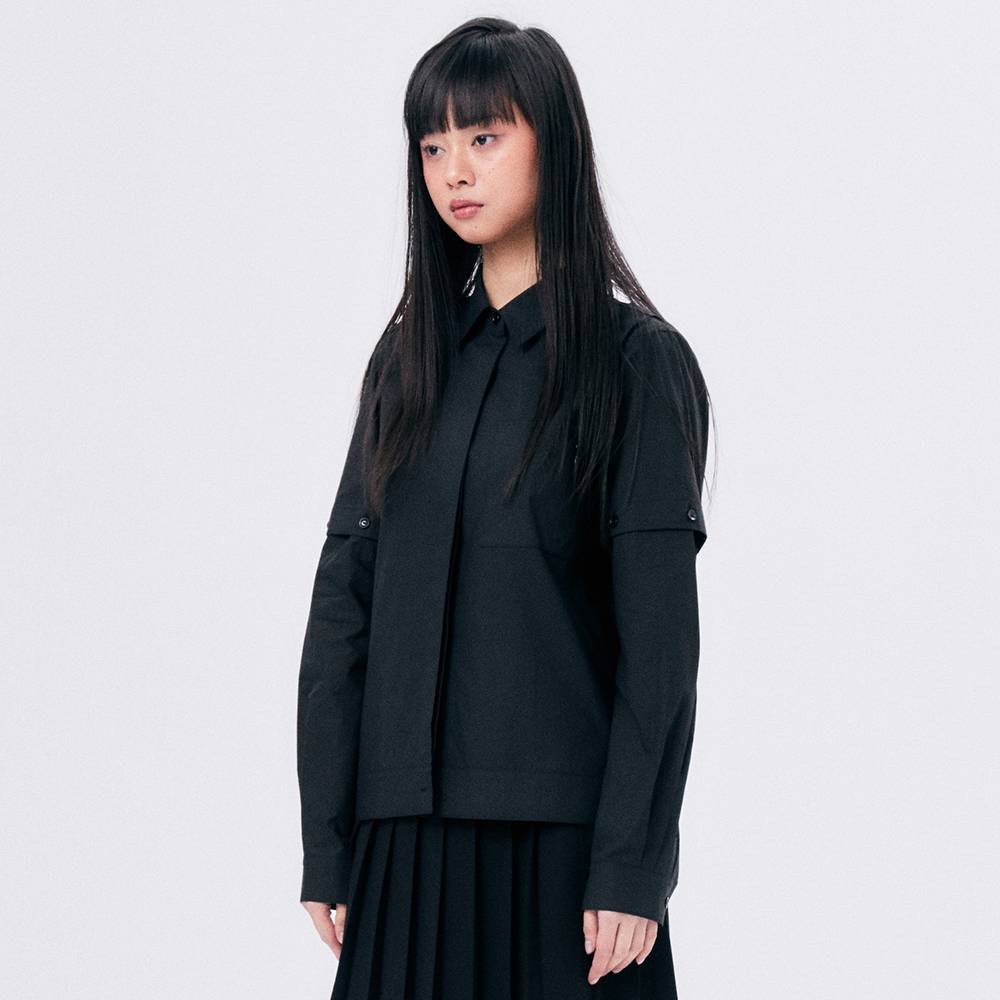 SHIRT JACKET / BLACK