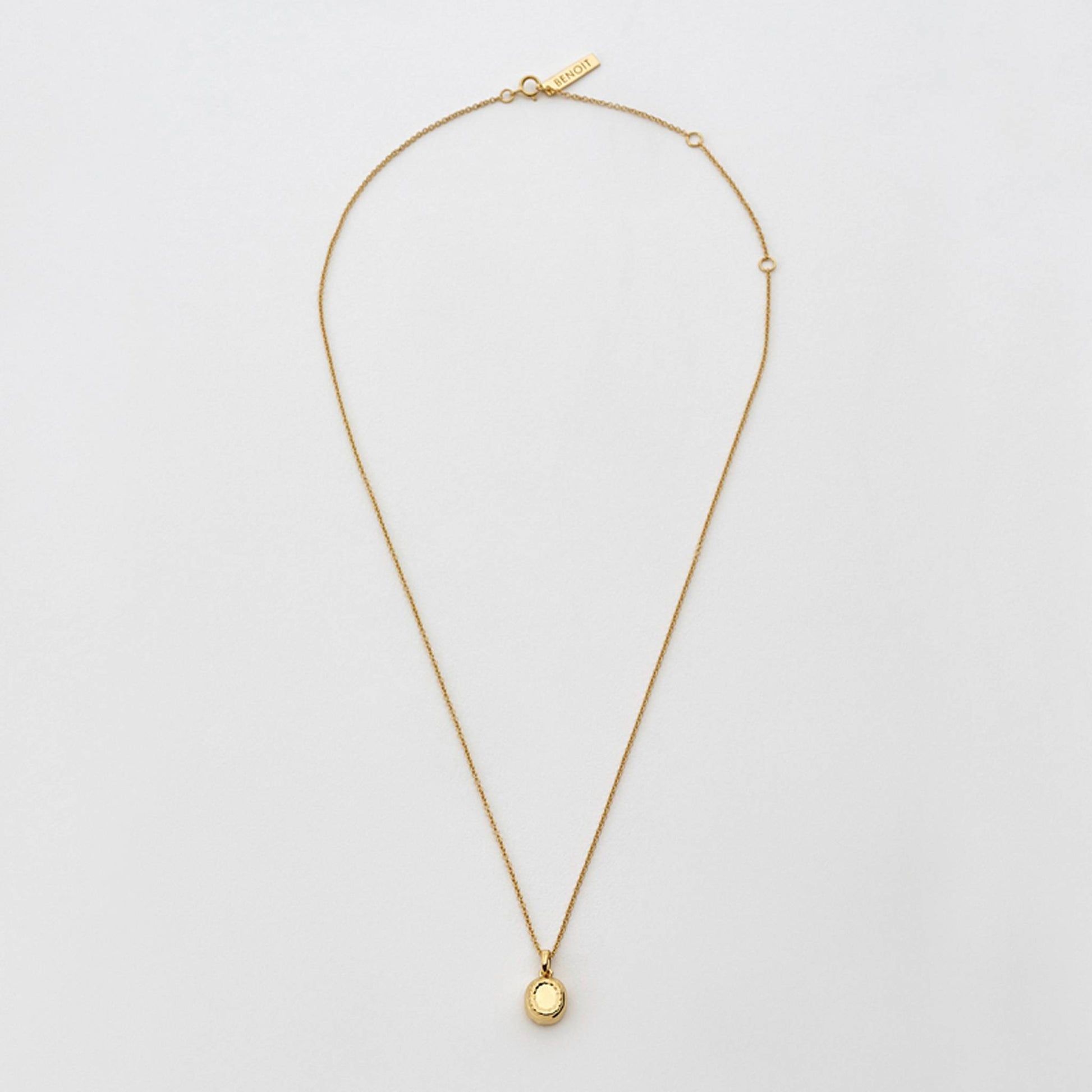 Oval Dot Pendant Gold - BENOIT 베누아 - CAVA LIFE