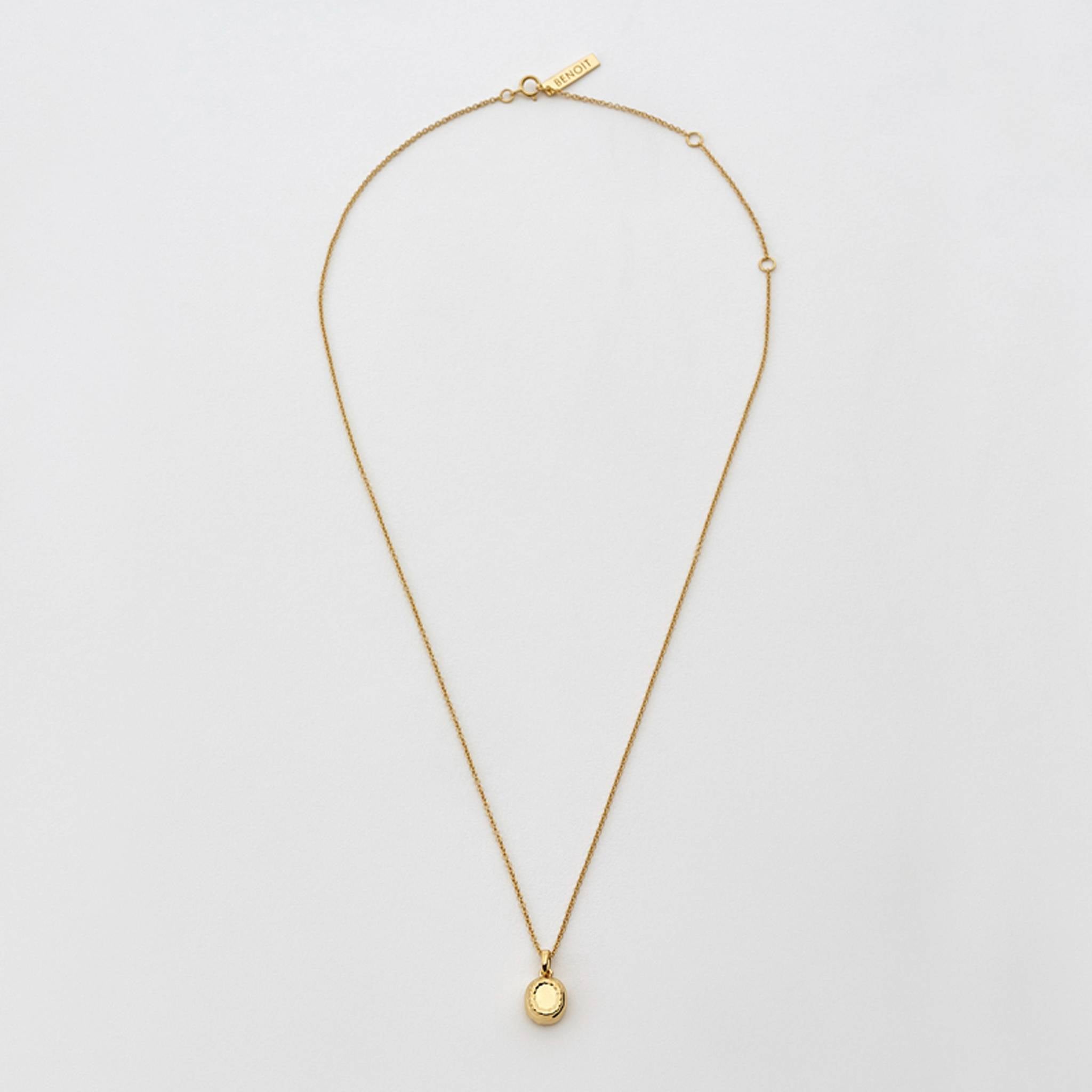 Oval Dot Pendant Gold - BENOIT 베누아 - CAVA LIFE