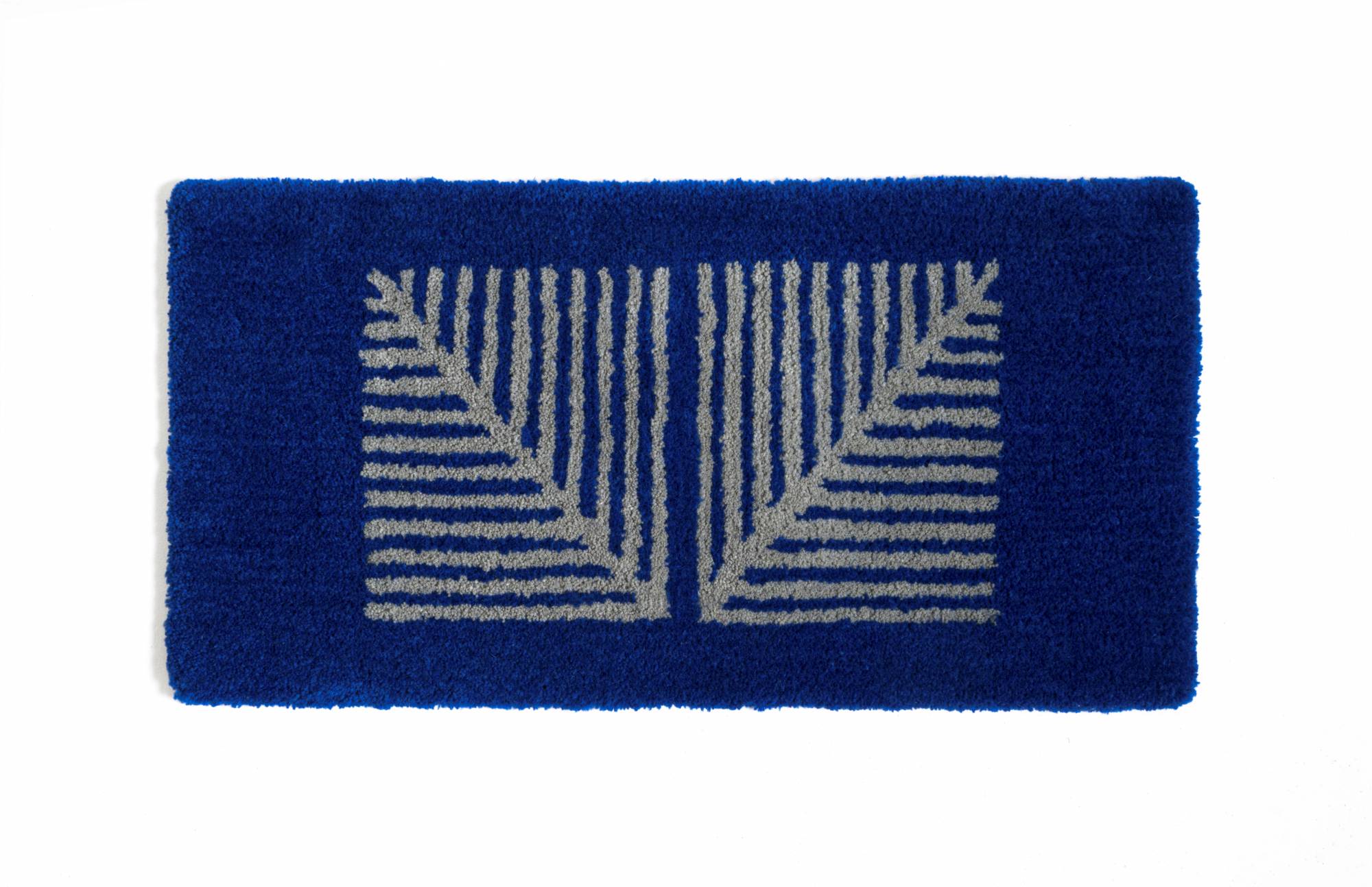 짧은 빗금문 러그