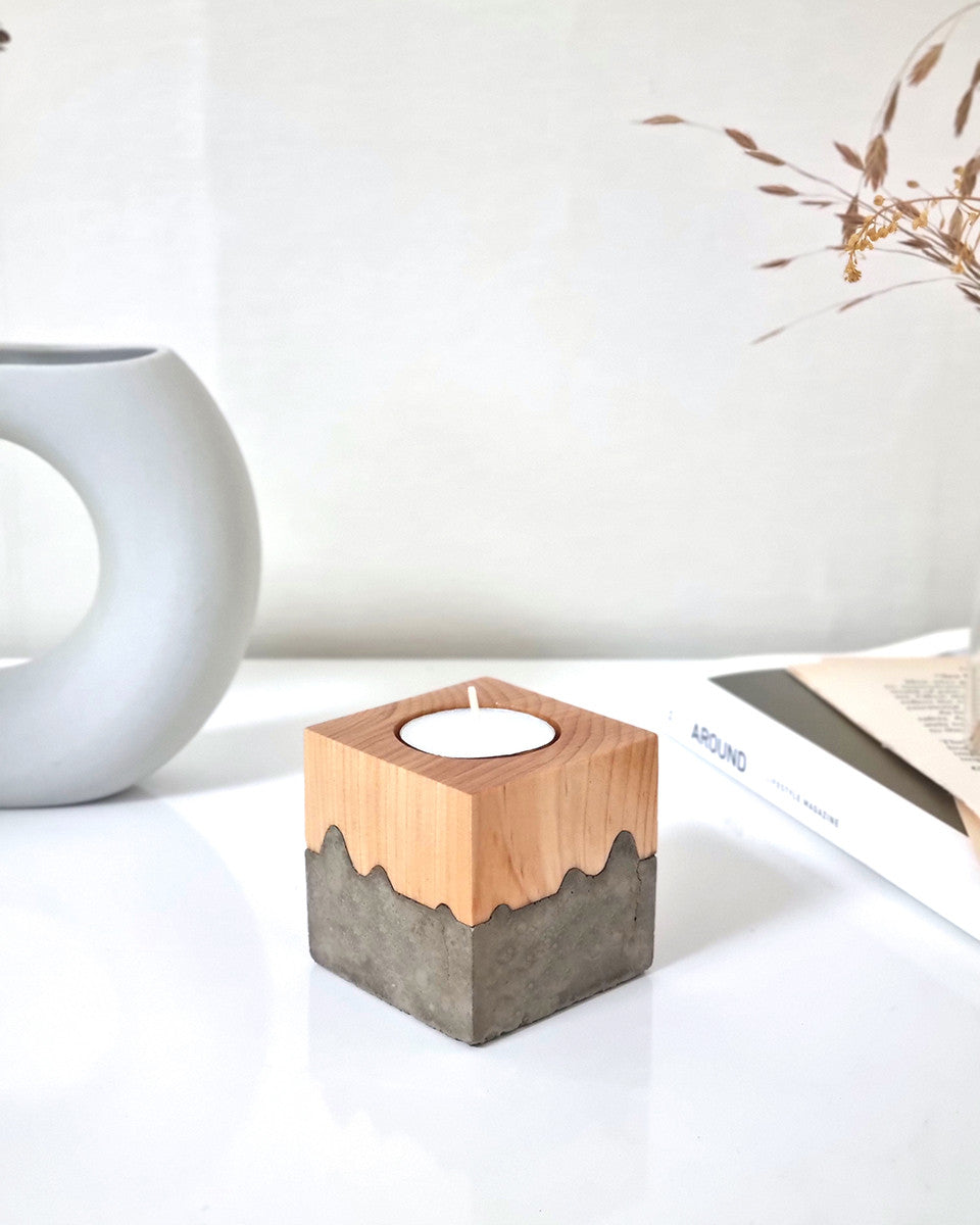 레푸기움; 자연의 단면 - 캔들 & 인센스 홀더 (S) - Studio Hoteno 스튜디오 호테노 - CAVA LIFE