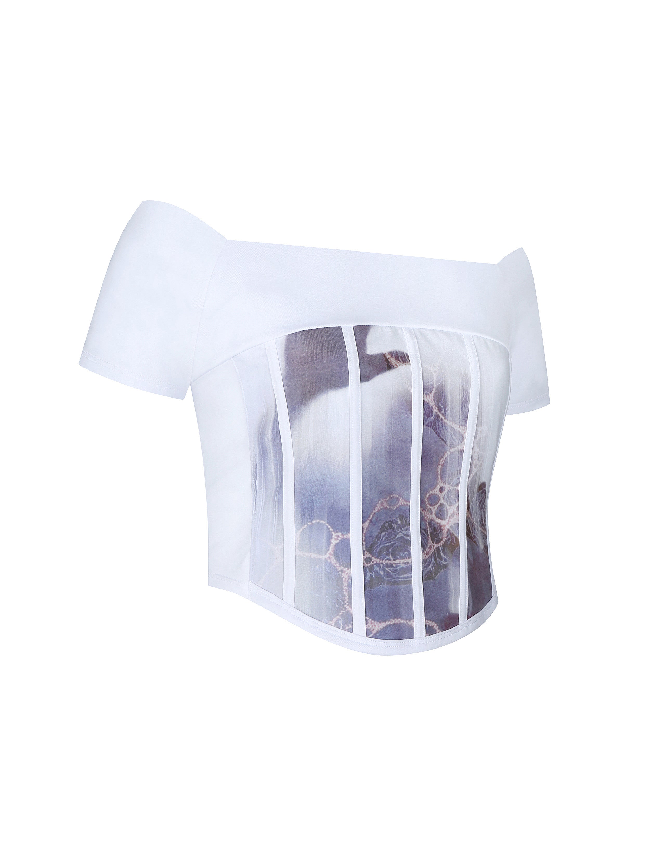 Take It Out Corset Off-Shoulder WHITE - KATER 카터 - CAVA LIFE