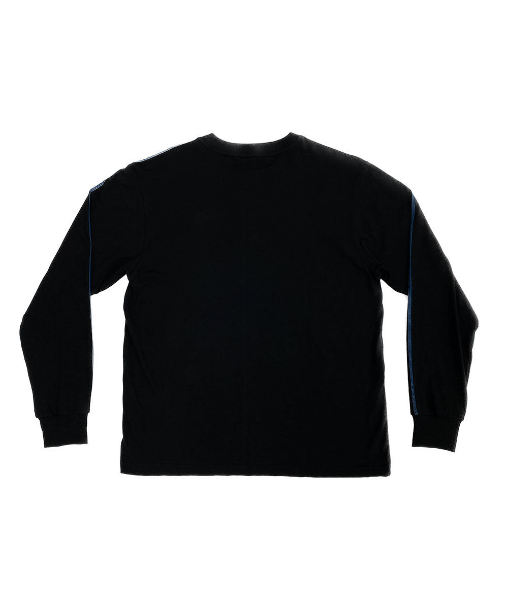 FAIR PLAY FOOTBALL T-SHIRTS (BLACK/BLUE) - IRREGULAR STUDIO 이레귤러 - CAVA LIFE