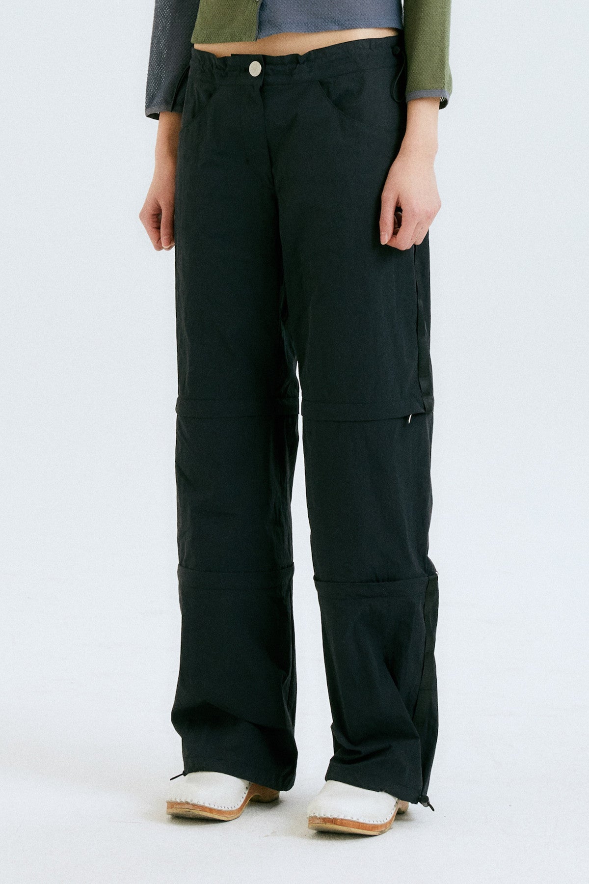 3 PARTS UTILITY PANTS / BLACK