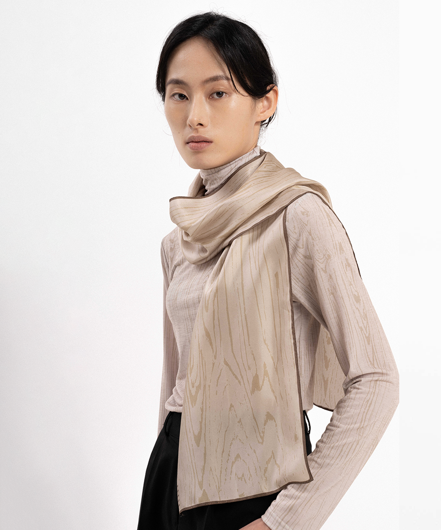 댕기 스카프 light green - komok 고목 - CAVA LIFE