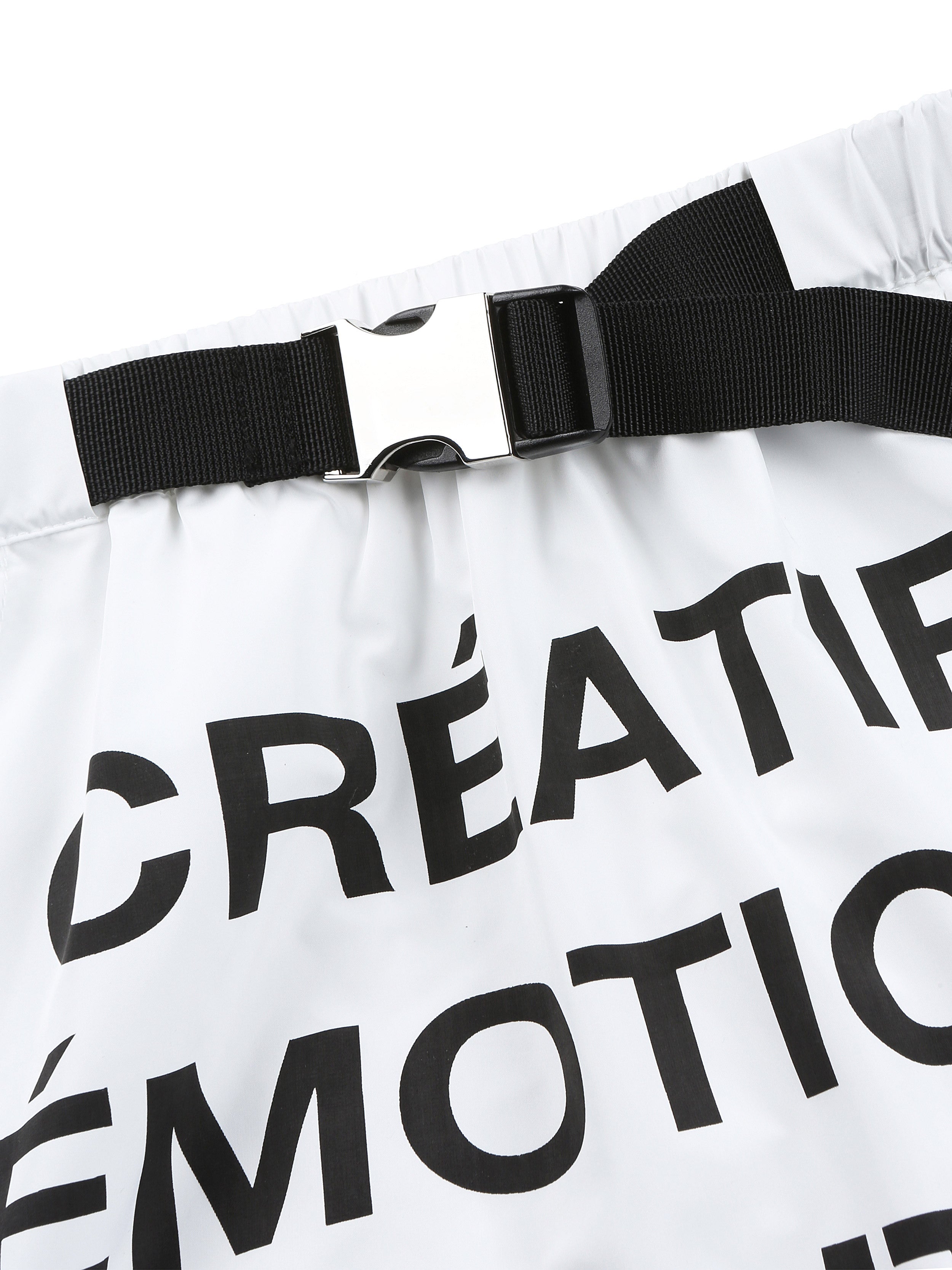 Define Human Detachable Mini Skirt WHITE - KATER 카터 - CAVA LIFE