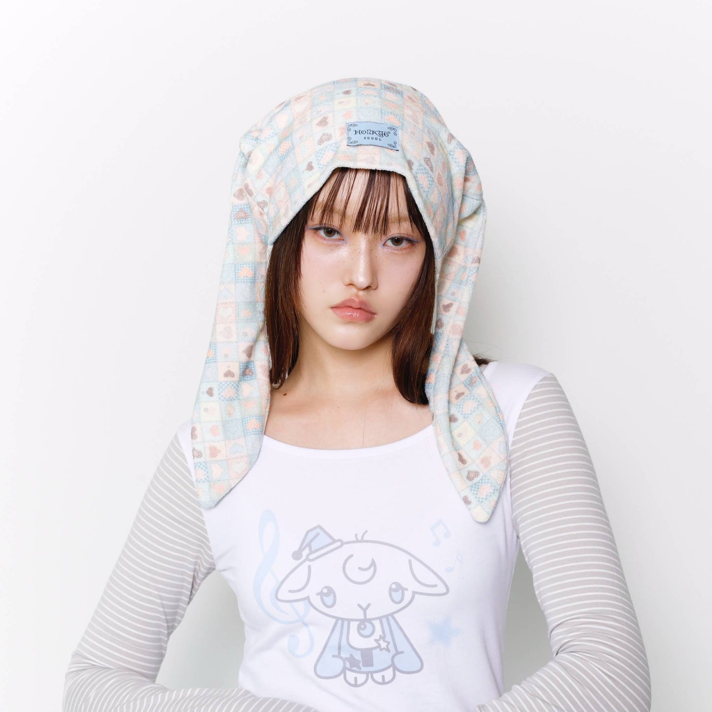 Baby Blanket Rabbit Beanie