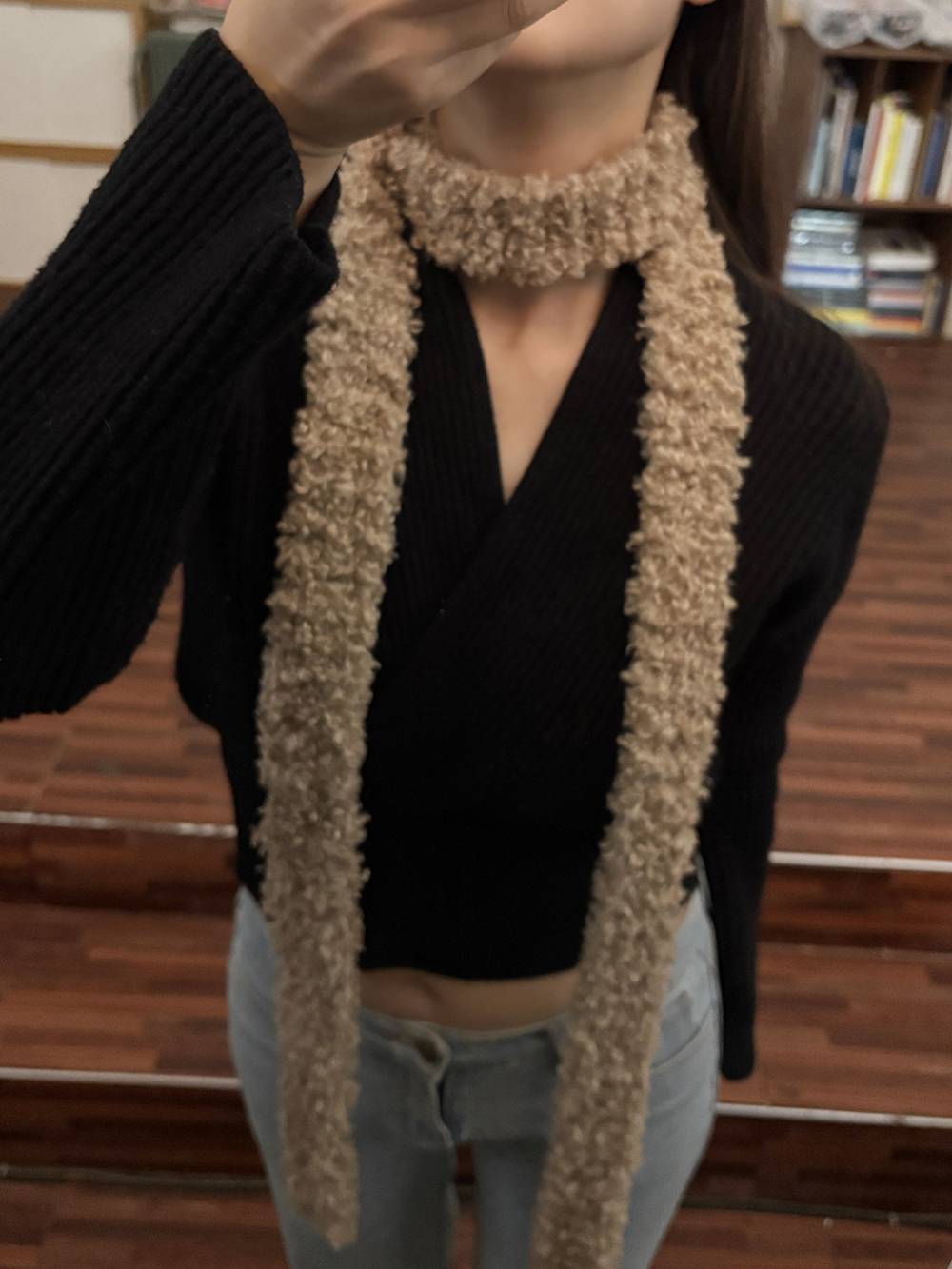 Teddy Muffler / 테디 머플러 - 베이지