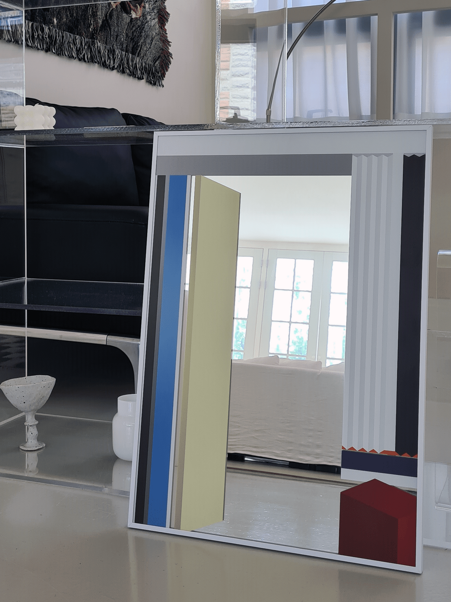 직선의 문 포스터 거울_B3