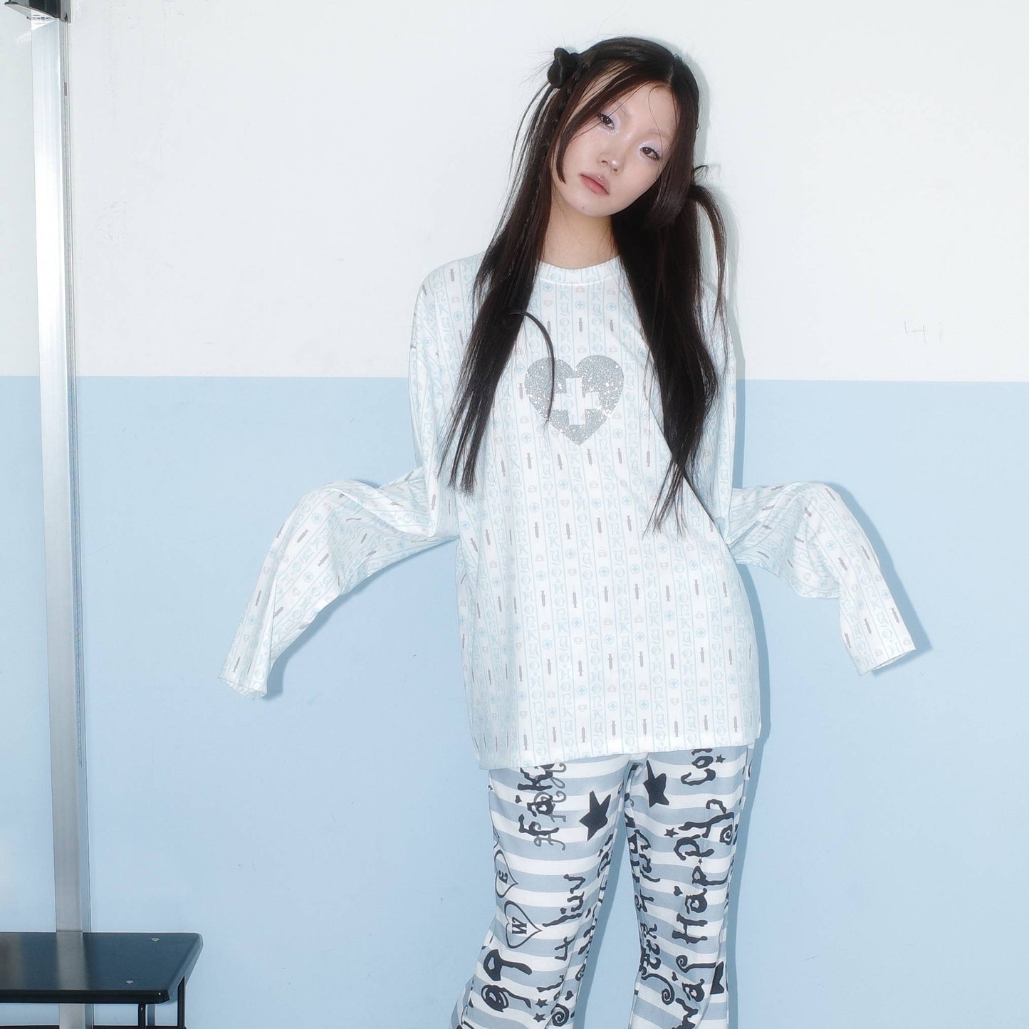 Over Long Sleeve Top- Hospitality