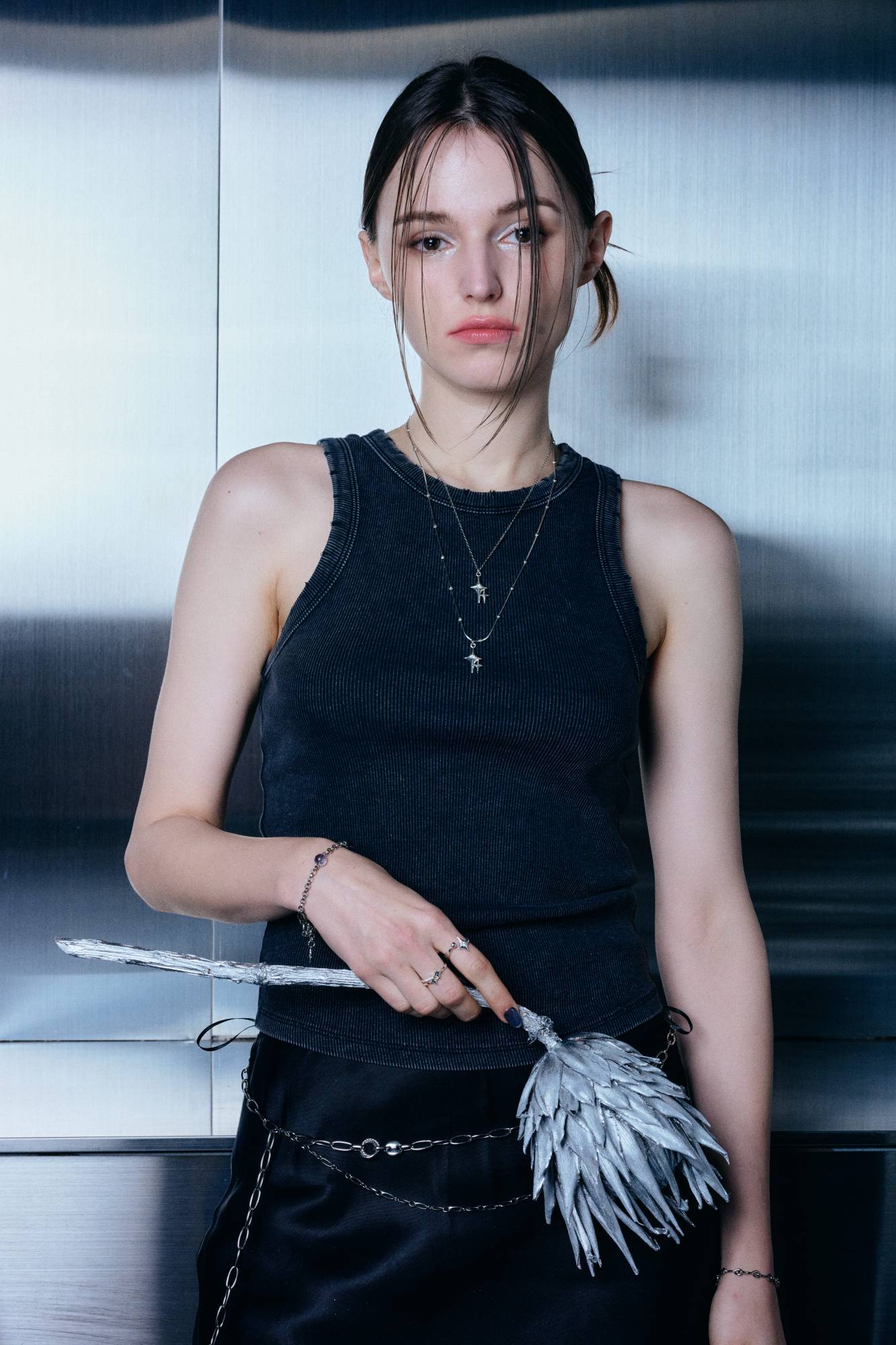 XND SYMBOL NECKLACE 02 l SILVER - XANADU - CAVA LIFE