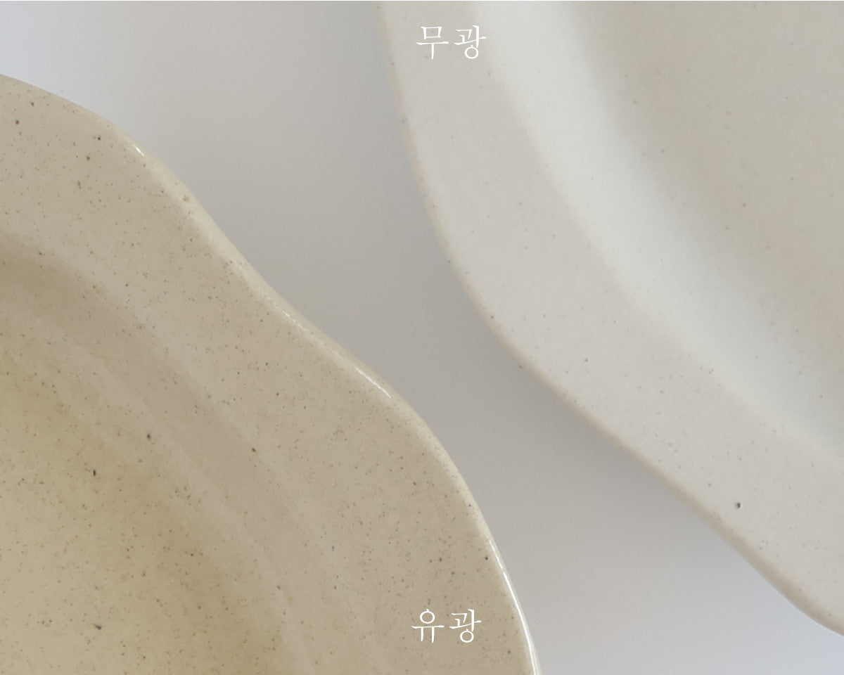 잔물결 접시 - peaceful things - CAVA LIFE