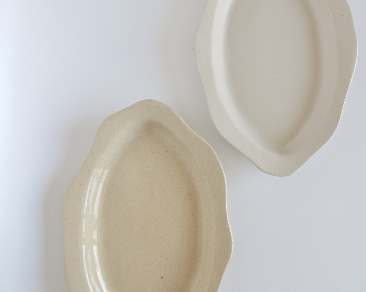 잔물결 접시 - peaceful things - CAVA LIFE