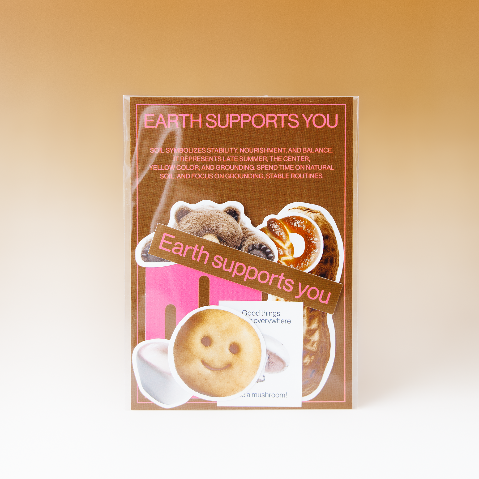 토 사주 개운 스티커 set / Earth supports you