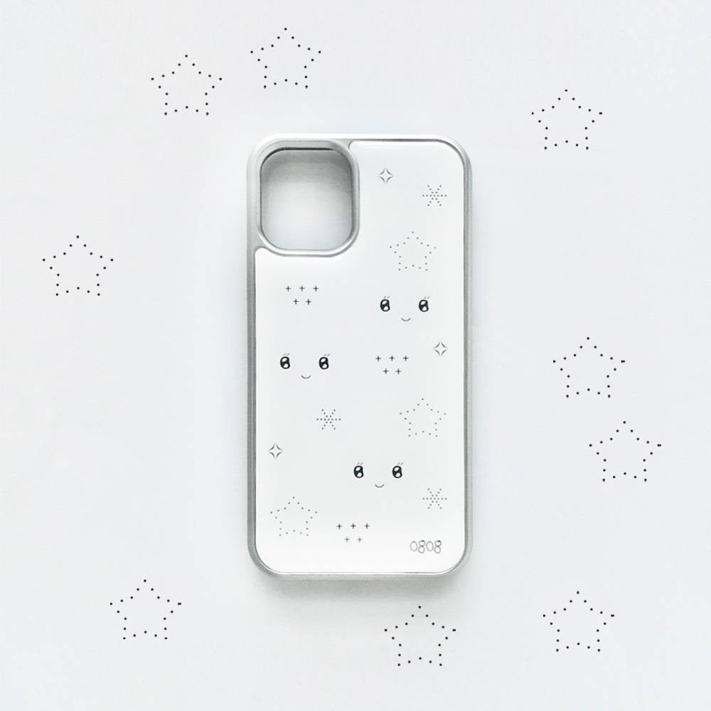 twinkle emoji phonecase (silver)