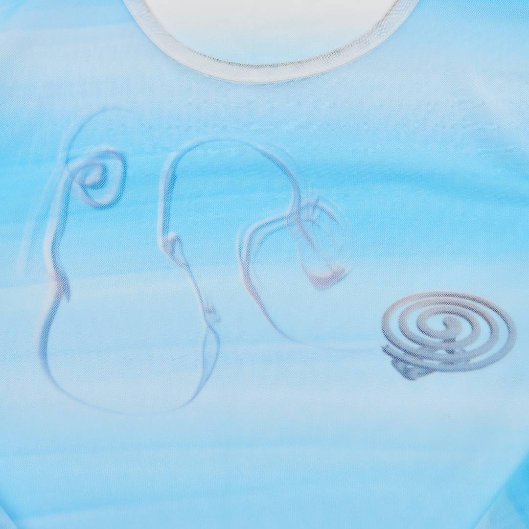 KILLING MOSQUITO MESH TOP (BLUE)