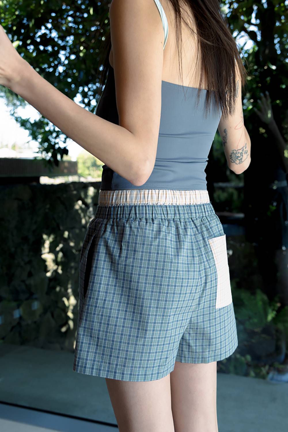 LINE SWIM TOP / GRAY