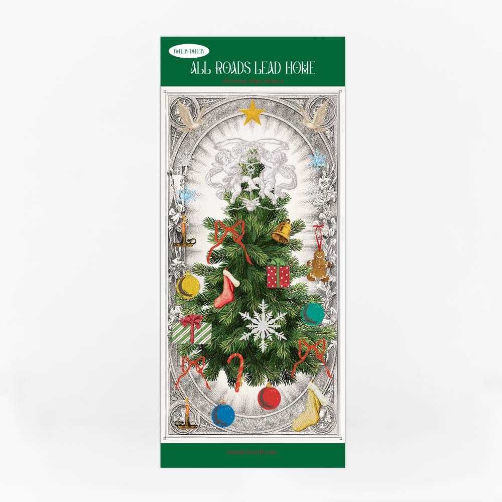 ALL ROADS LEAD HOME - ORNAMENTS (크리스마스 엽서 씰스티커)