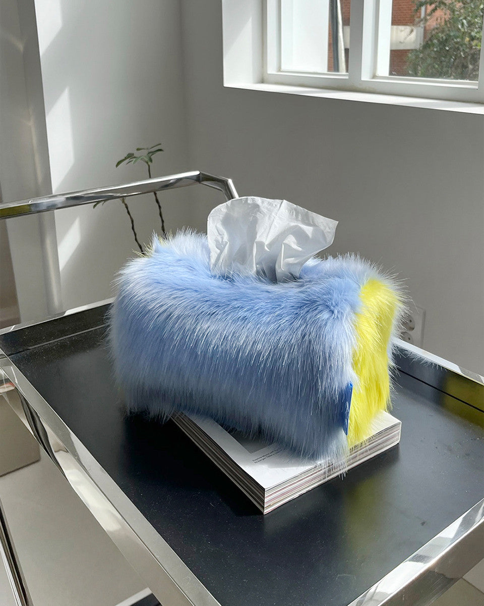 퍼펫 휴지케이스 (컬러블록A) - POUPPET - CAVA LIFE