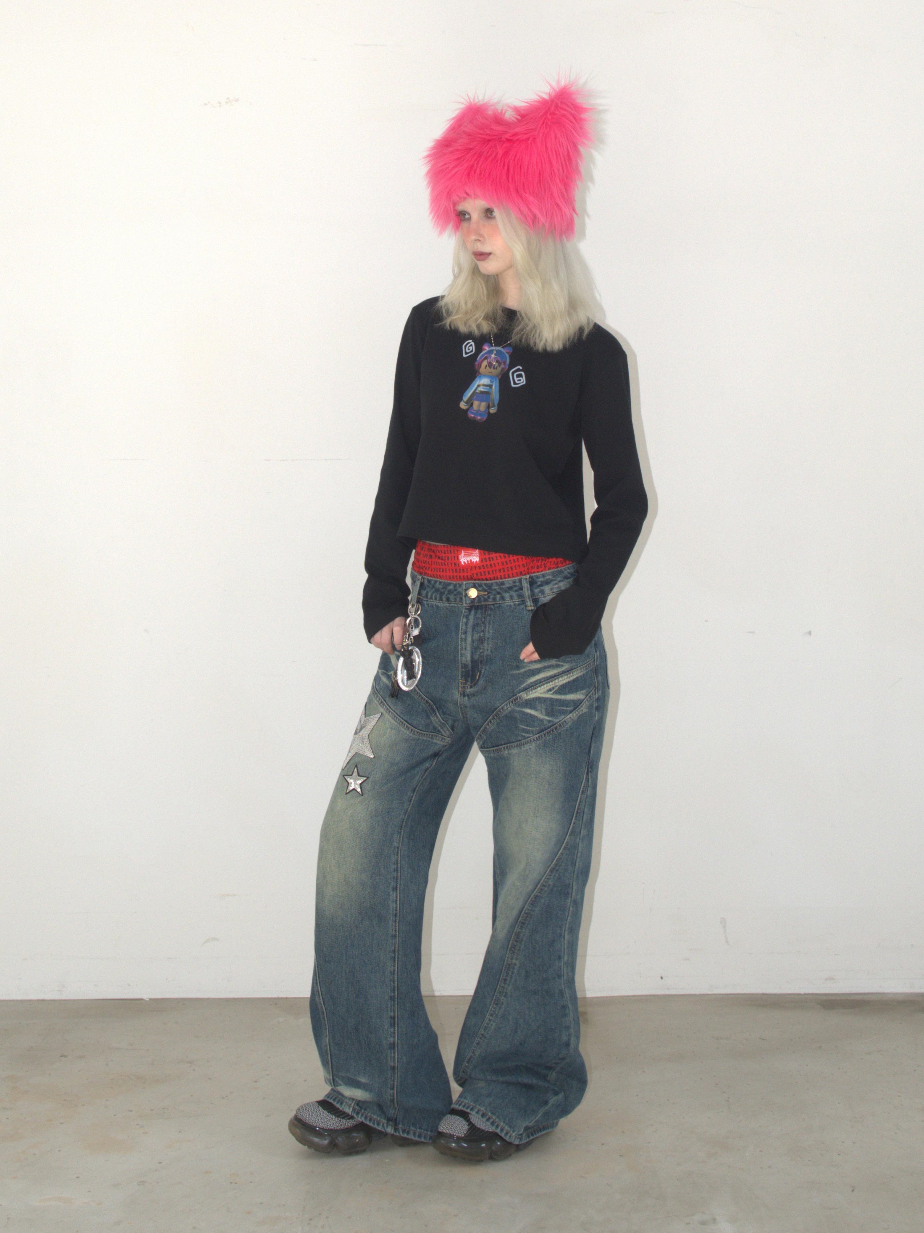 Kater Moji Long Sleeve BLACK - KATER 카터 - CAVA LIFE