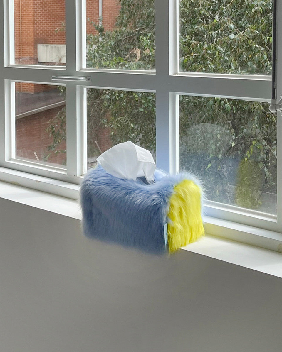 퍼펫 휴지케이스 (컬러블록A) - POUPPET - CAVA LIFE