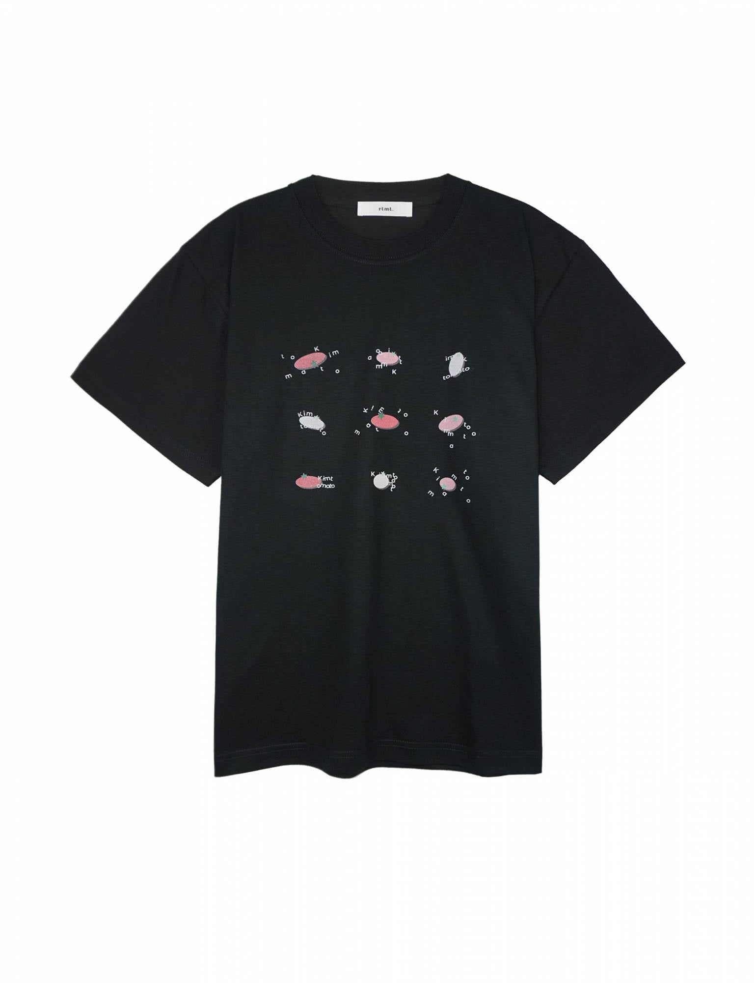 KIM TOMATO T-SHIRTS [BLACK]