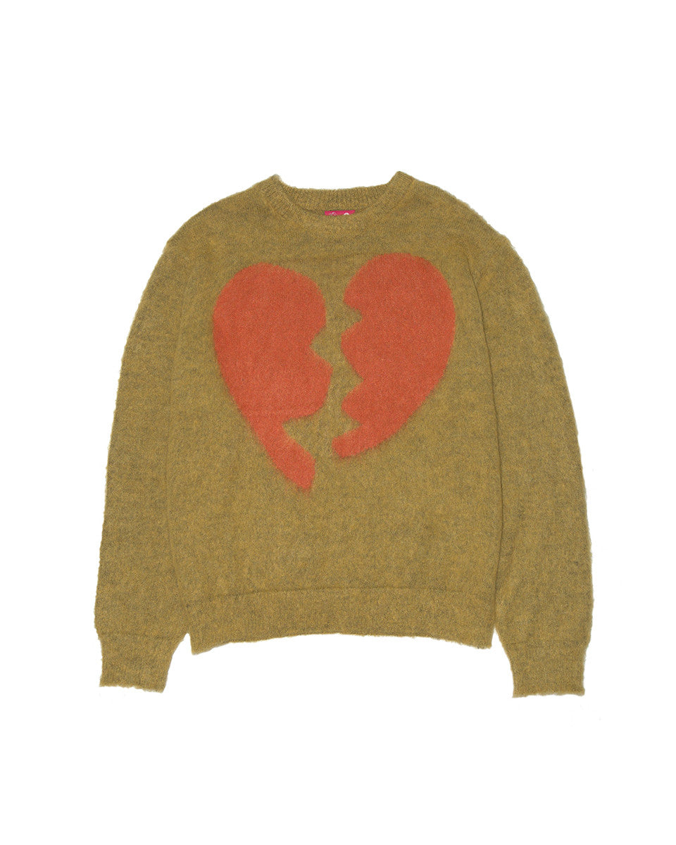 Broken Heart Knit Green - KATER 카터 - CAVA LIFE