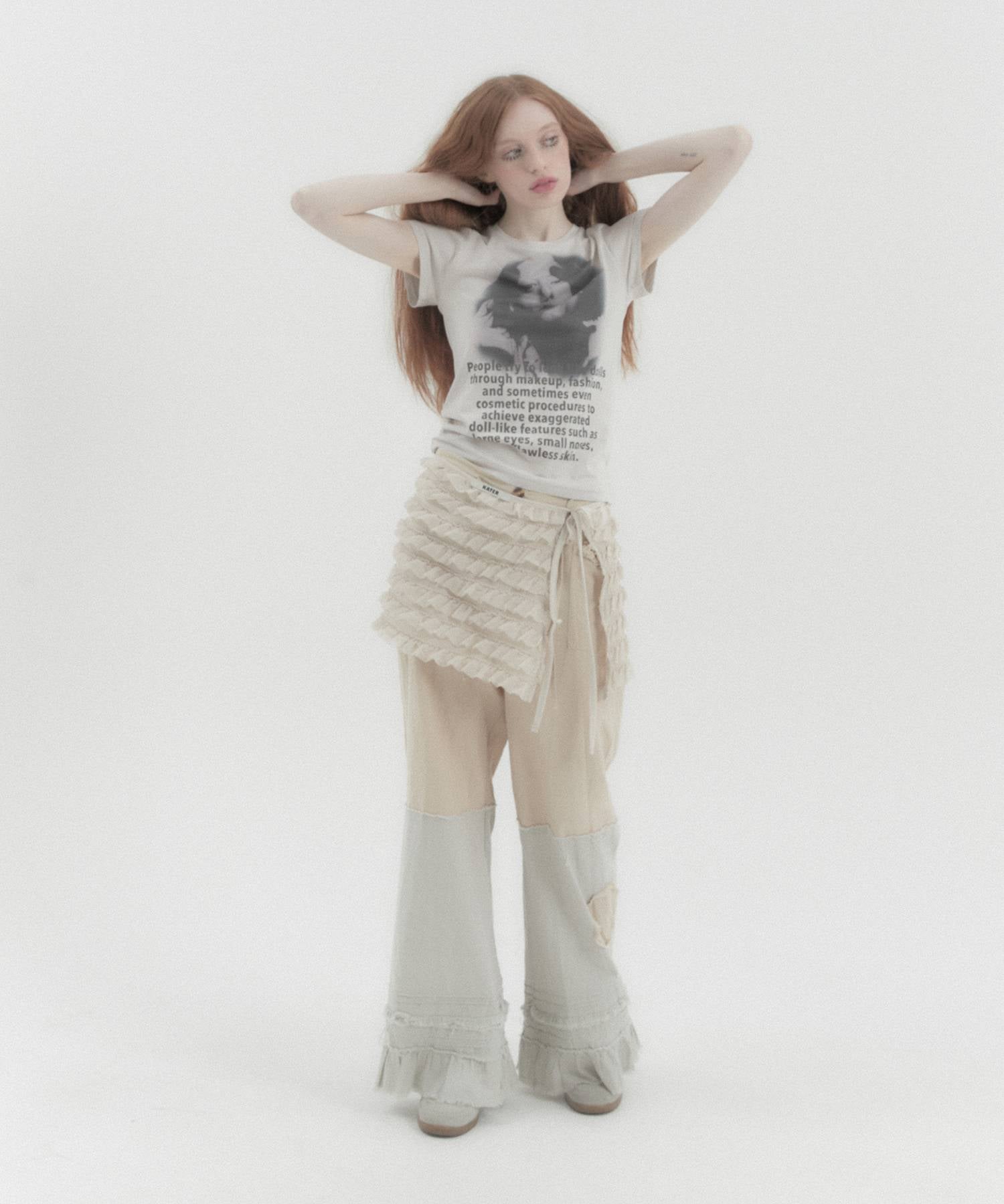 Your Skin Short Sleeve Tee BEIGE