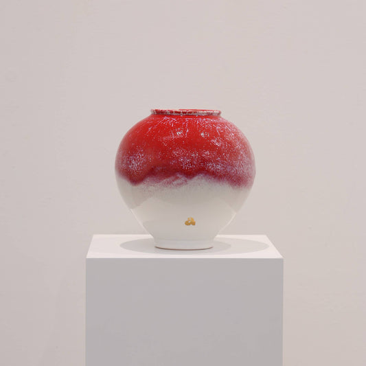 SAI 006 일광화(日光華) 달항아리 (Sun Bloom Moon Jar)