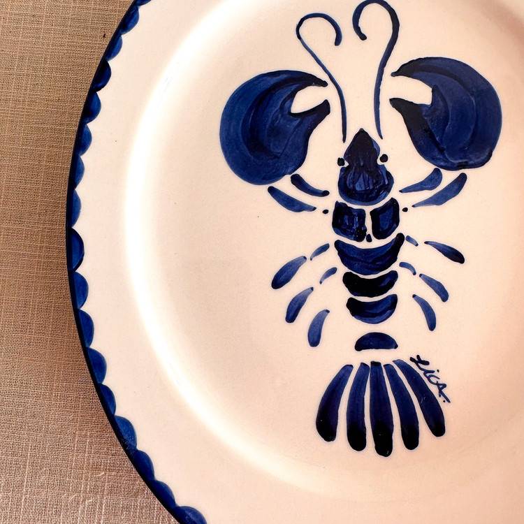 LOBSTER OVAL PLATE _ MEDIUM - BOHOLICA 보호리카 - CAVA LIFE