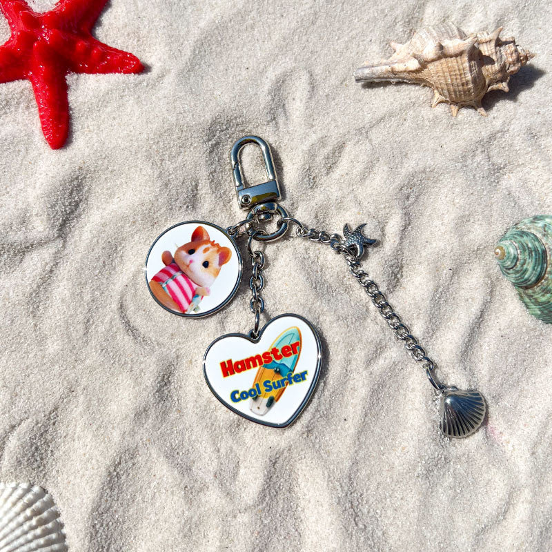 서퍼 햄찌 키링 - BiBiBl 비비블 - CAVA LIFE