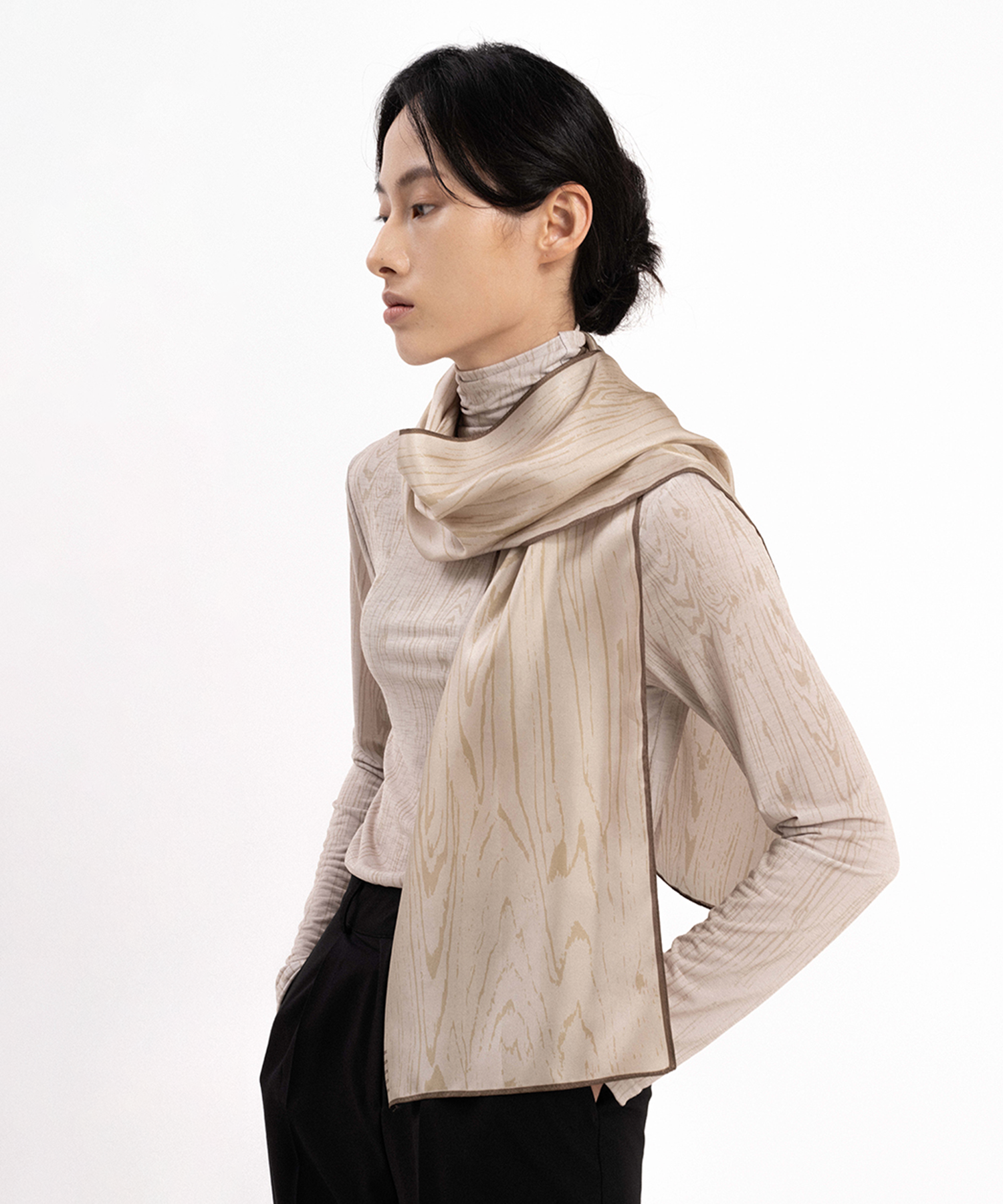 댕기 스카프 light green - komok 고목 - CAVA LIFE