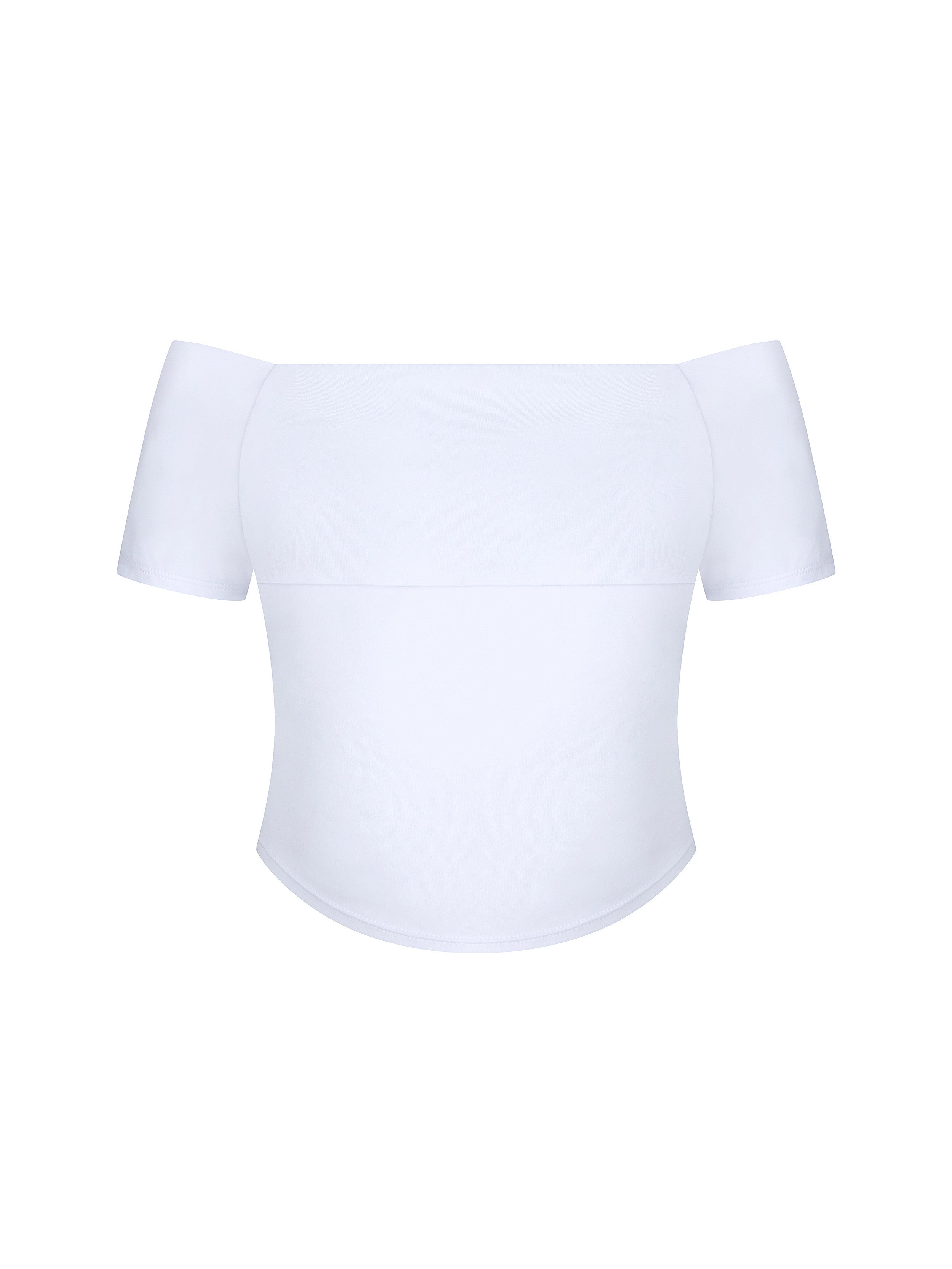 Take It Out Corset Off-Shoulder WHITE - KATER 카터 - CAVA LIFE