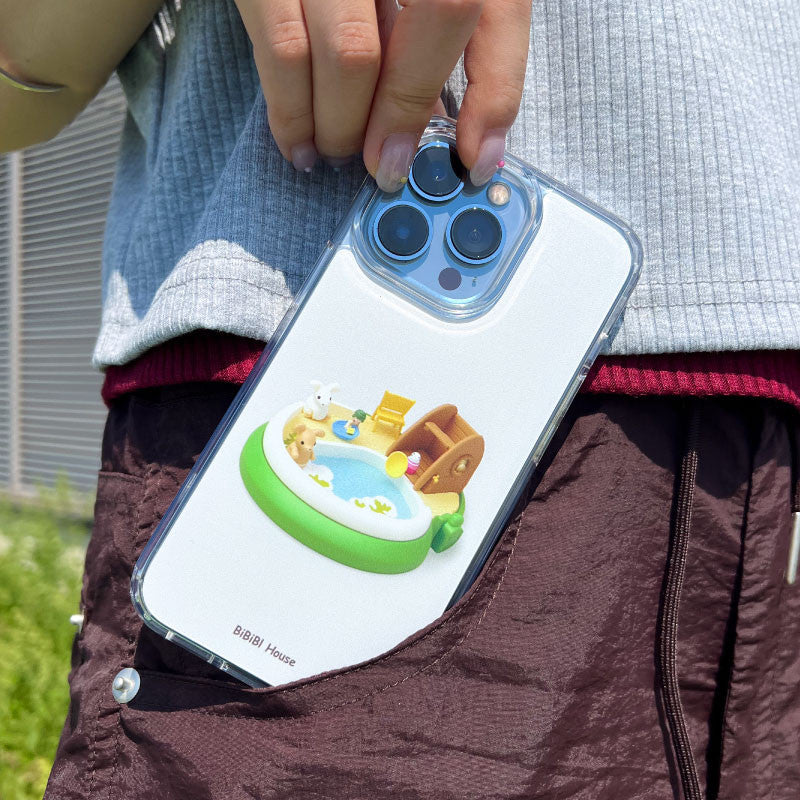 수영장 이야기 폰케이스 - BiBiBl 비비블 - CAVA LIFE