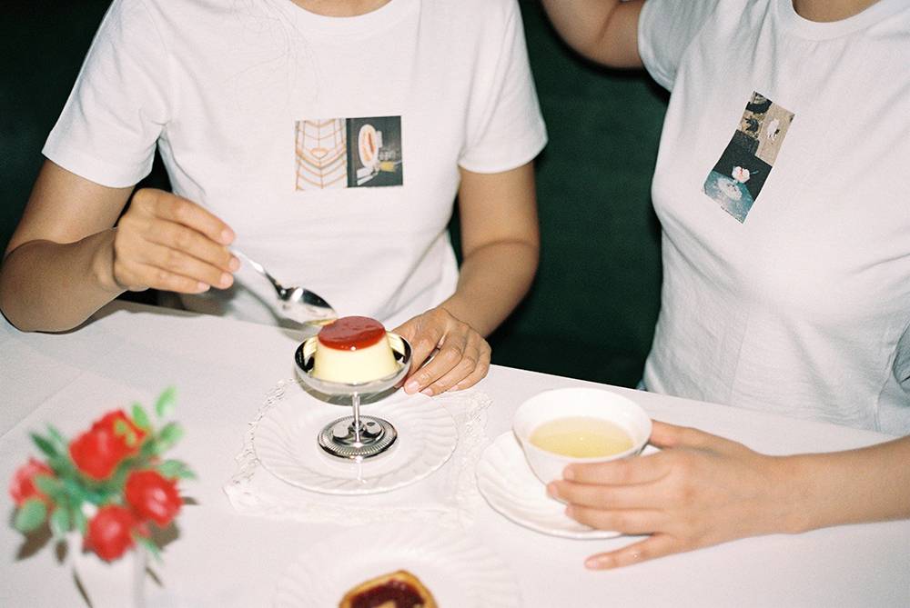 HEART / OMURICE GIRL'S T-SHIRT