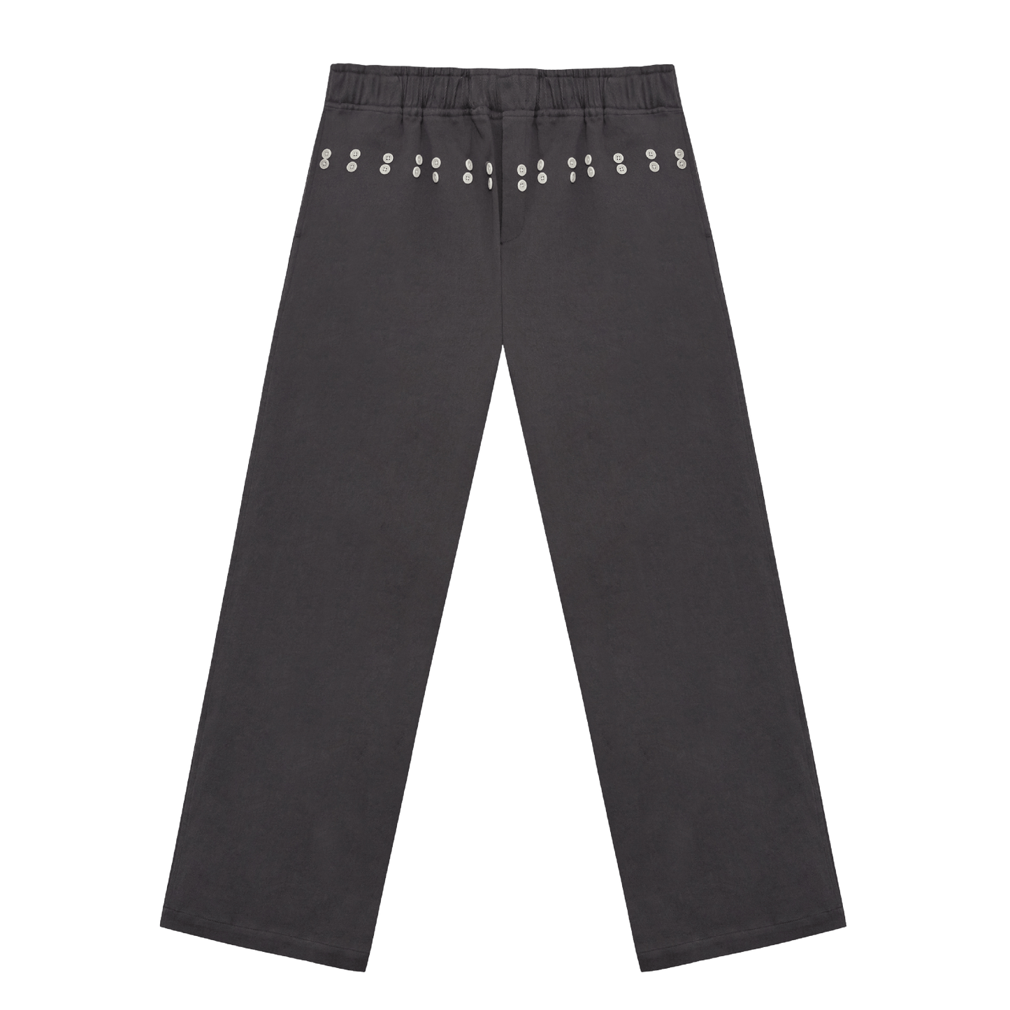 DON'T PUSH MY BUTTONS TROUSER (CHARCOAL)
