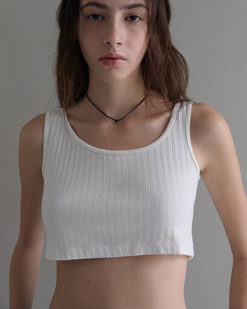 silver ugly donut metallic crochet necklace