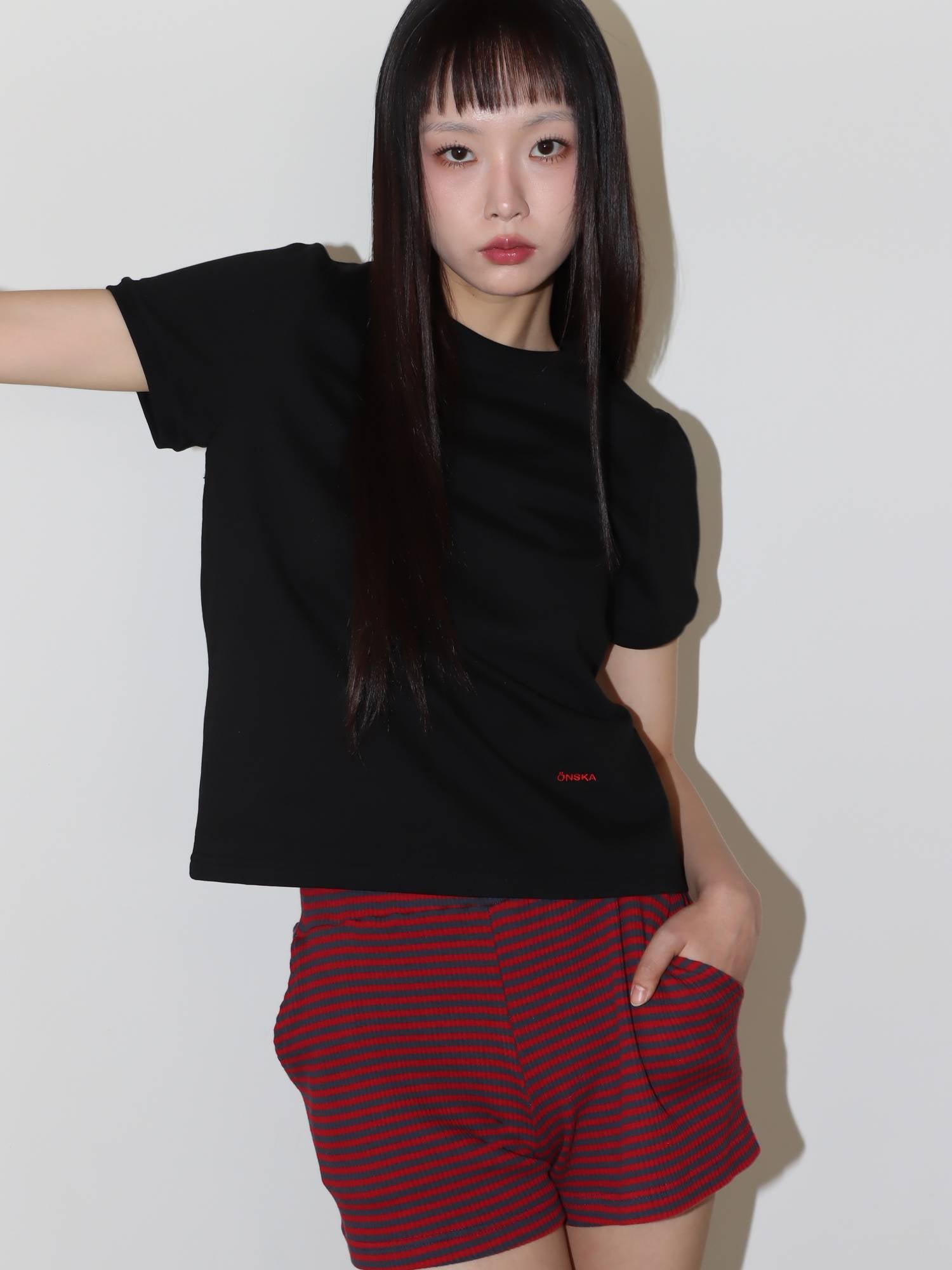 LETTERING PUFF T-SHIRT (BLACK)