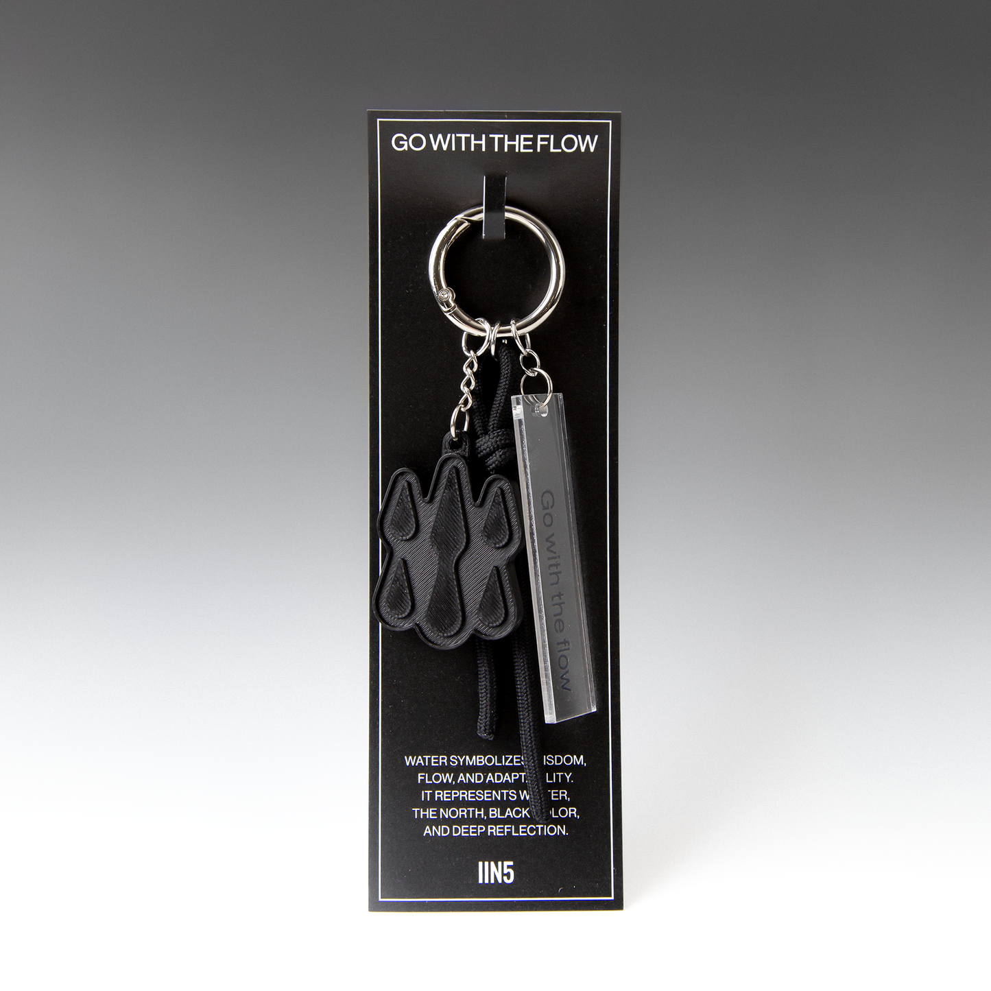 수 사주 개운 키링 / Go with the flow