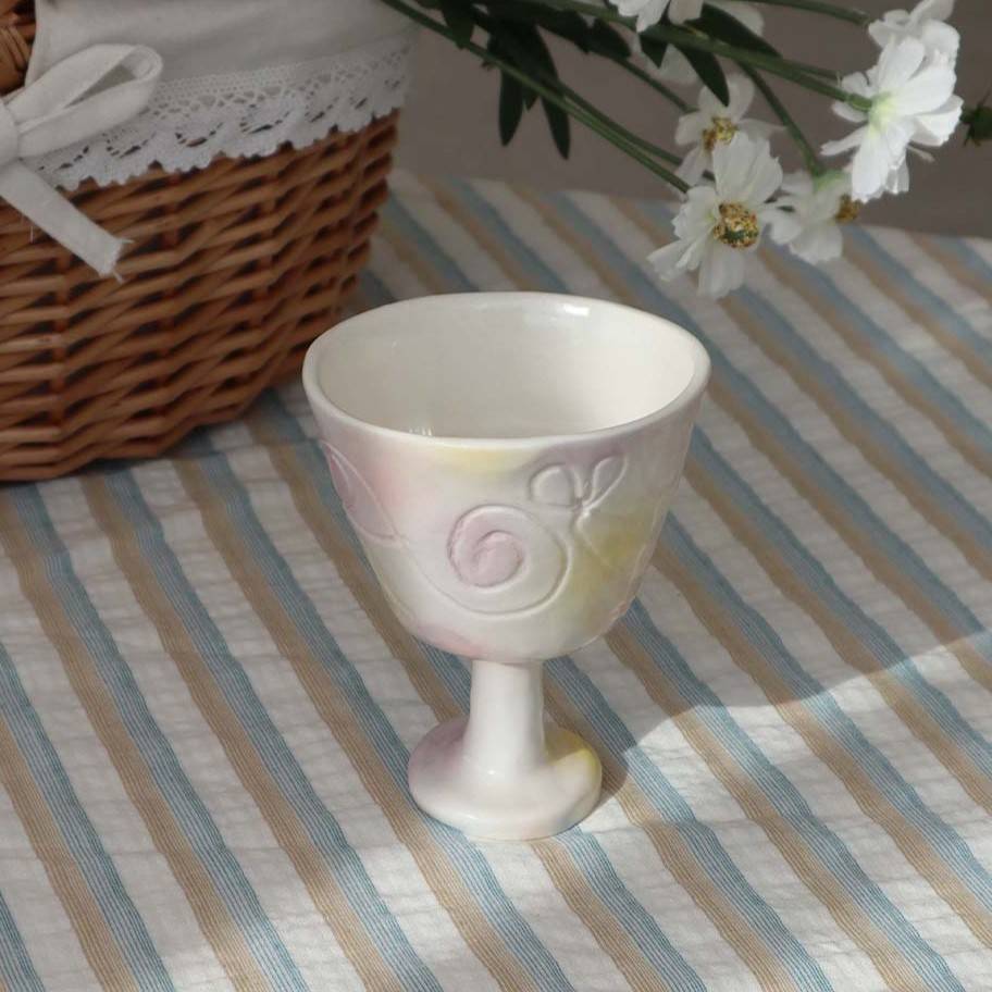 wavy ribbon goblet