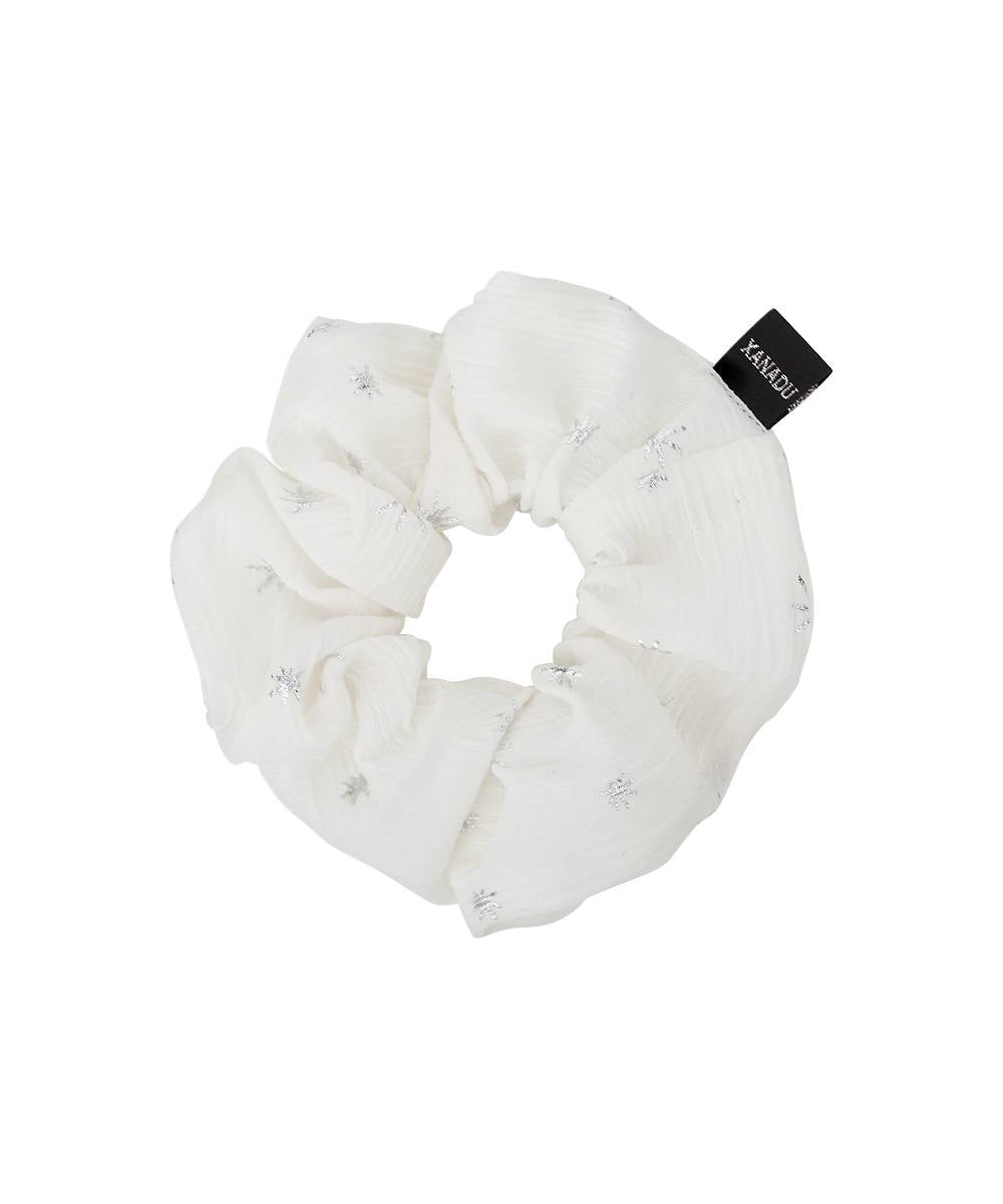 SPARKLE SCRUNCHIE_WHITE