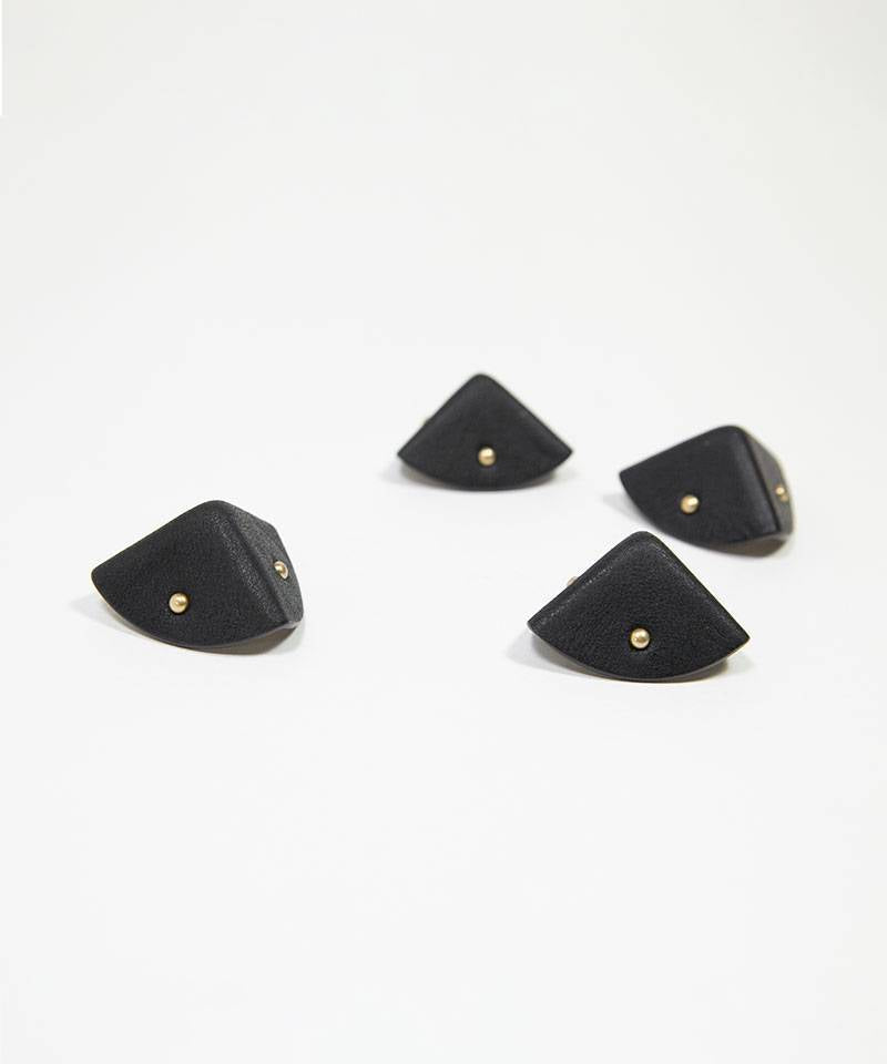 Leather Corner - Black, Natural
