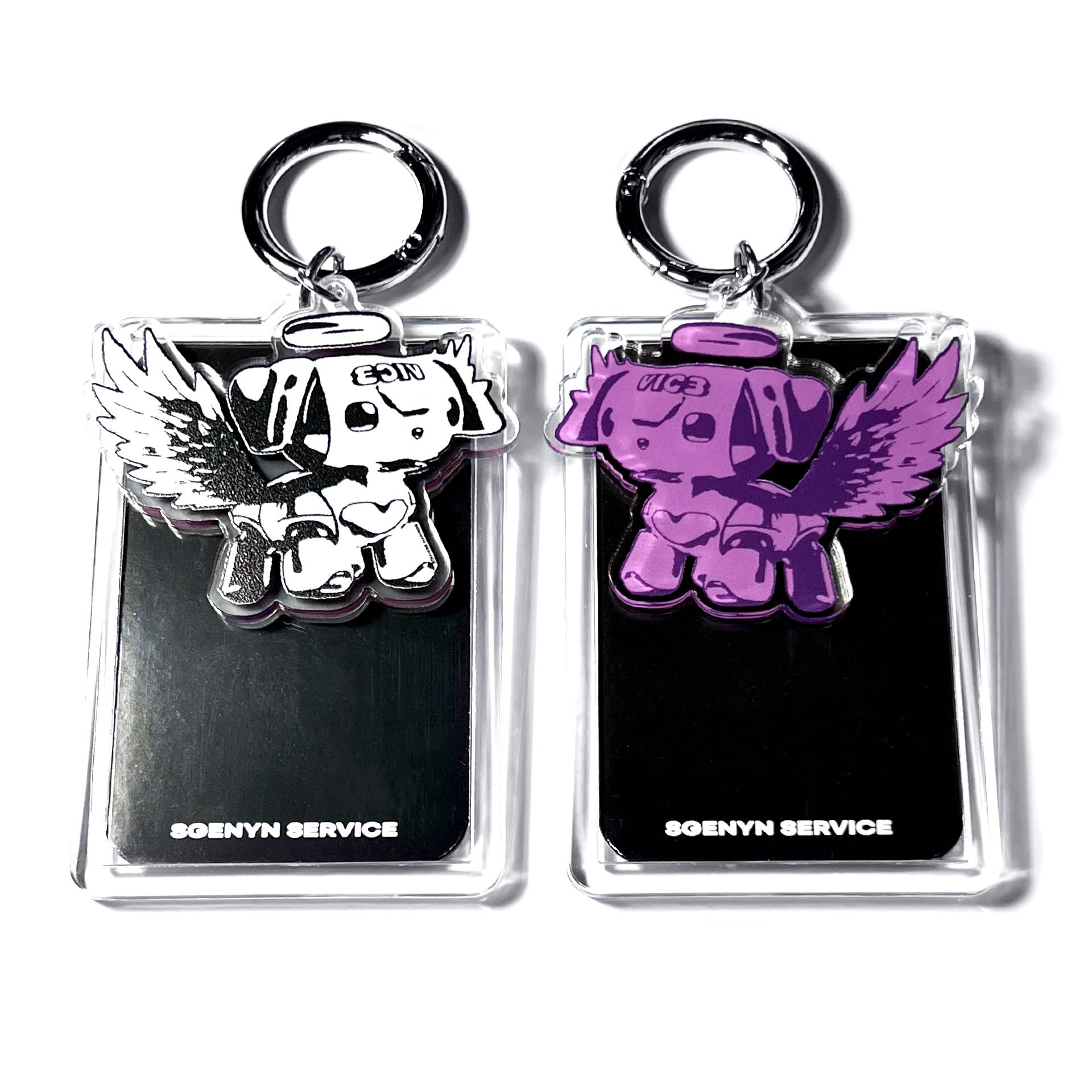 SGENYN SERVICE ♥ STUDIO V1C3: LENTICULAR PHOTO CARD KEY RING