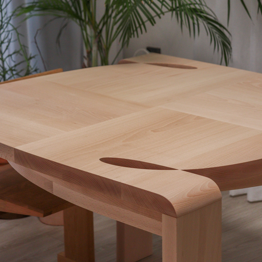 Curly Dining Table | Beech