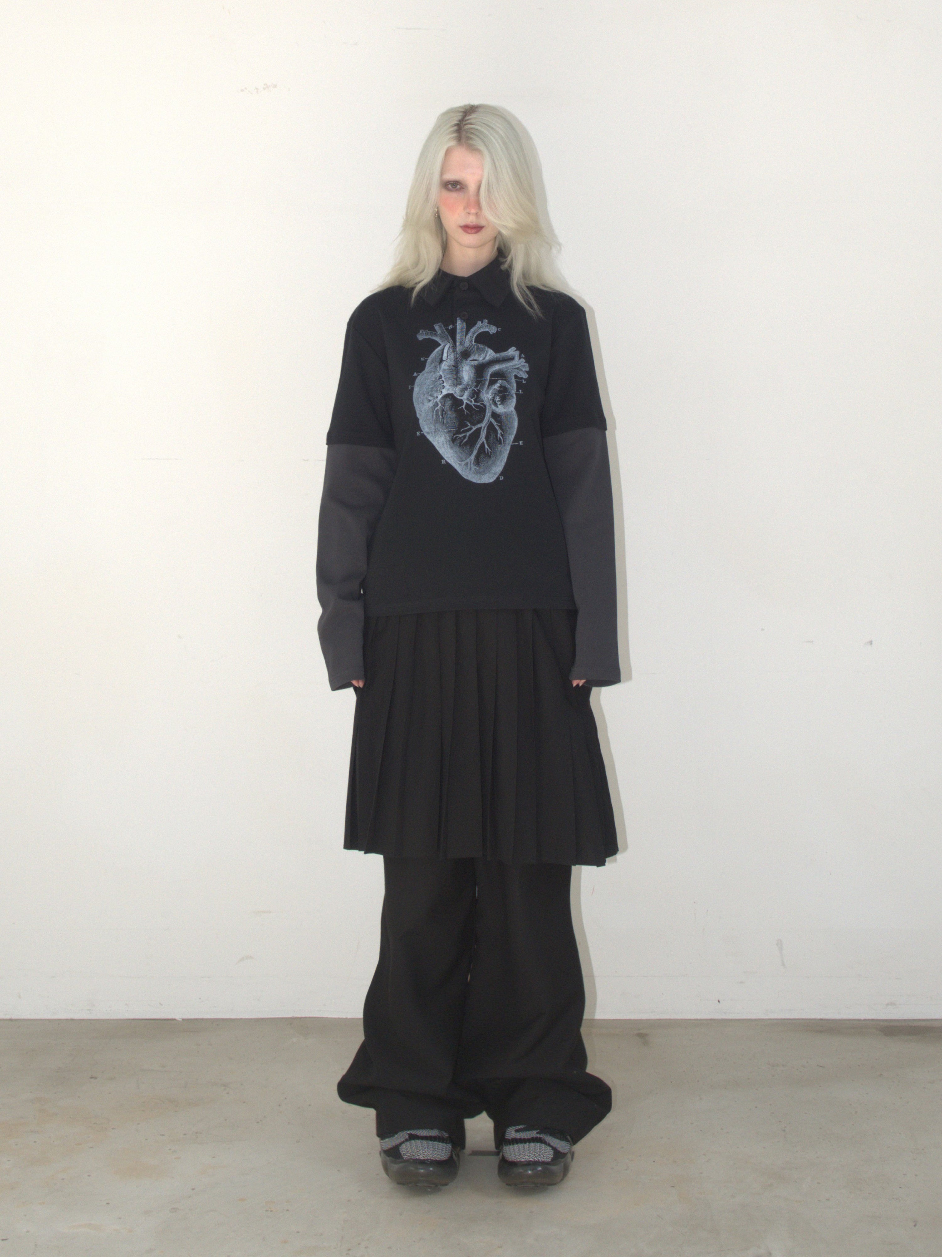 Letter From Aliene Long Sleeve BLACK - KATER 카터 - CAVA LIFE