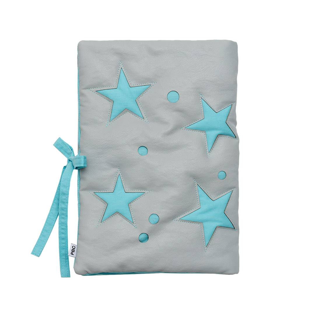 Jumping Star Pouch (mint/gray)